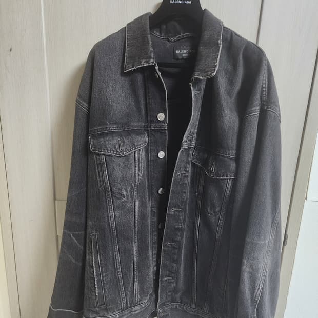 발렌시아가 데님 셔츠