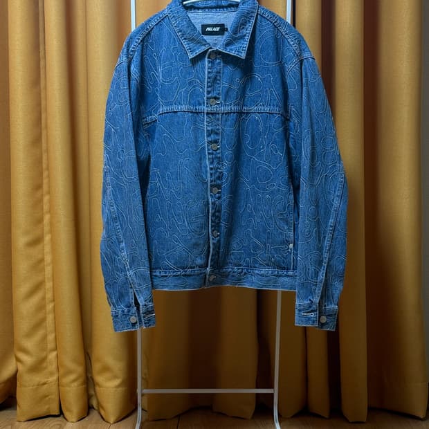 [L] 팔라스 SPLAT 데님 자켓 스톤 워시 - 24SS