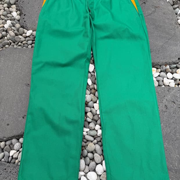 80s VINTAGE USIFOR GREEN FRENCH 프렌치워크팬츠
