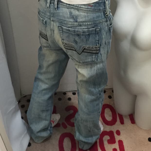 디젤 자티니 연청 워싱 데님 29