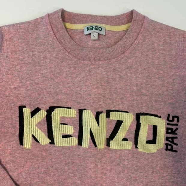 KENZO 겐조 핑크 맨투맨 S