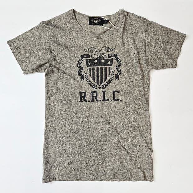 RRL 더블알엘 가먼트 다이 로고 반팔 티셔츠 PN4144