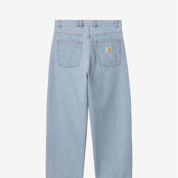 칼하트wip 브랜든 팬츠 블루 헤비 스톤 블리치드 