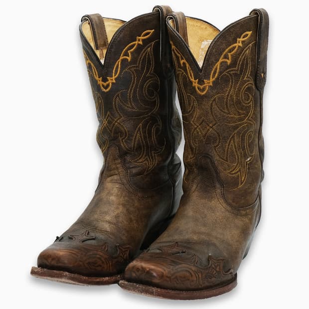 빈티지 토니 라마 웨스턴 레더 부츠 9.5B(260)사이즈 BT26004