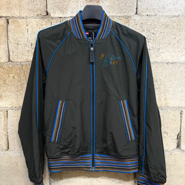 디젤 나일론 블루종 자켓