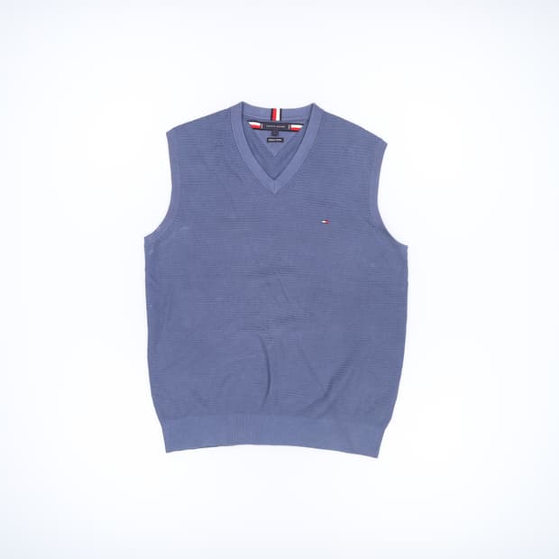 [L] 타미힐피거 오가닉코튼 니트조끼 1229H2