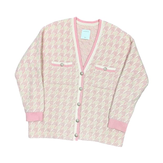 Sandro 산드로 트위드 가디건