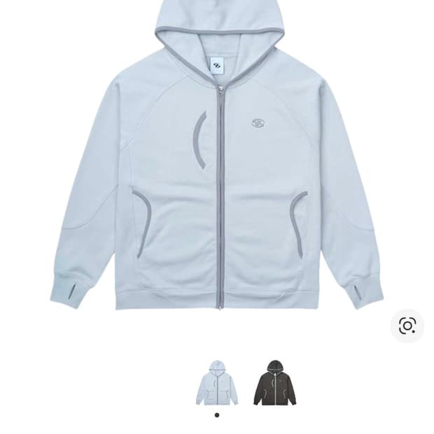 (삽니다) 산산기어 후디집업 그레이