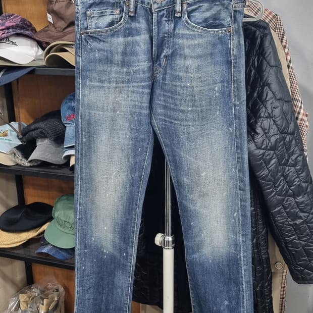 폴로청바지(데님엔서플라이) 슬림 허리반품39(30사이즈), 총장106