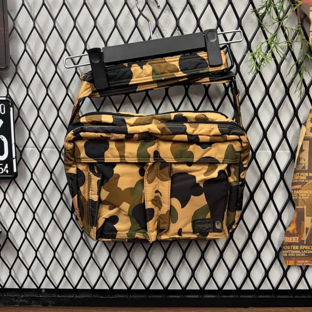 2016S/S 베이프 X 요시다포터 퍼스트카모 웨이스트백