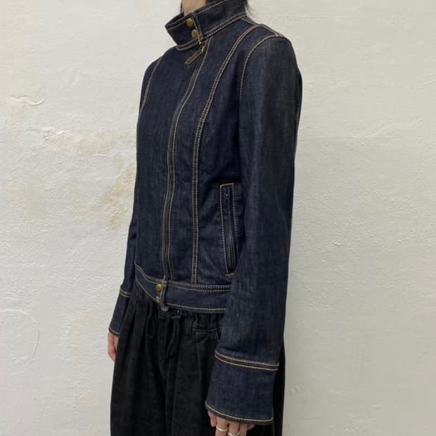 (S)히스테릭글래머(HYSTERIC GLAMOUR) 인디고블루 코튼 데님