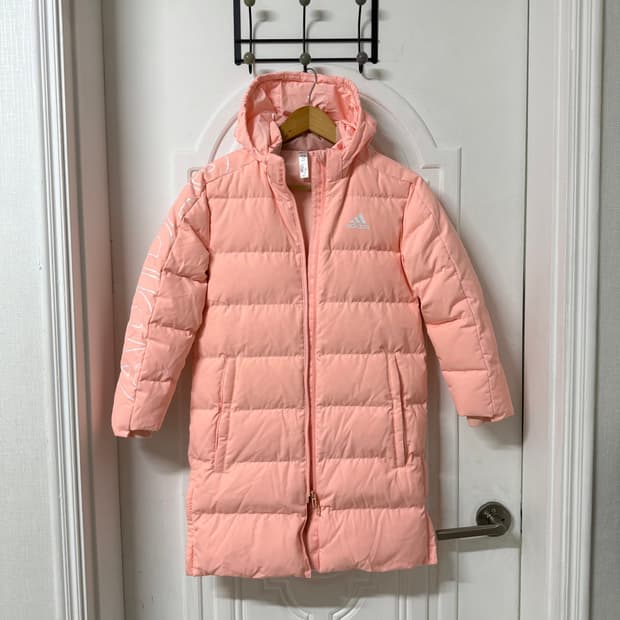 140사이즈 키즈 아디다스 덕다운 롱패딩 