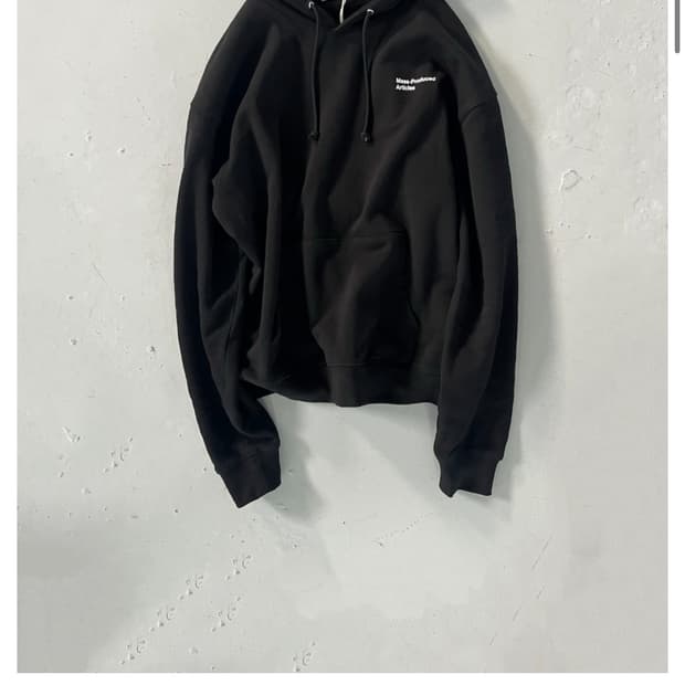 플라스틱 프로덕트 블랙 후드 M 미개봉 새상품