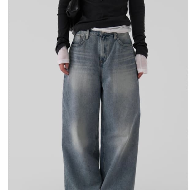 어텀 소울 와이드 데님