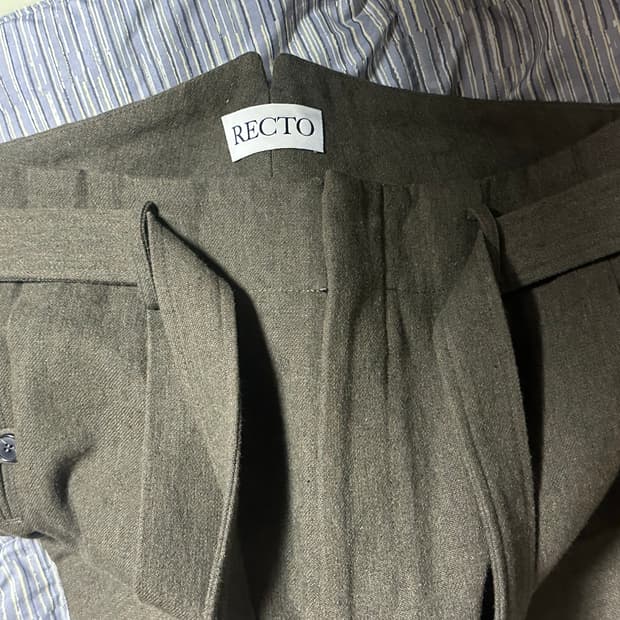 렉토 벨티드 팬츠L