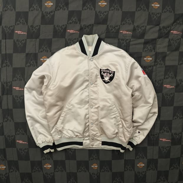 90S 스타터 오클랜드 레이더스 스타디움 자켓