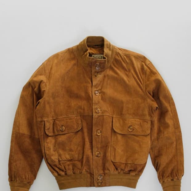 메그놀리아 미스 빈티지 스웨이드 레더 자켓