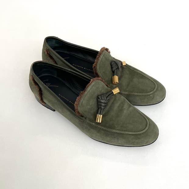 쥬세페 자노티 스웨이드 로퍼