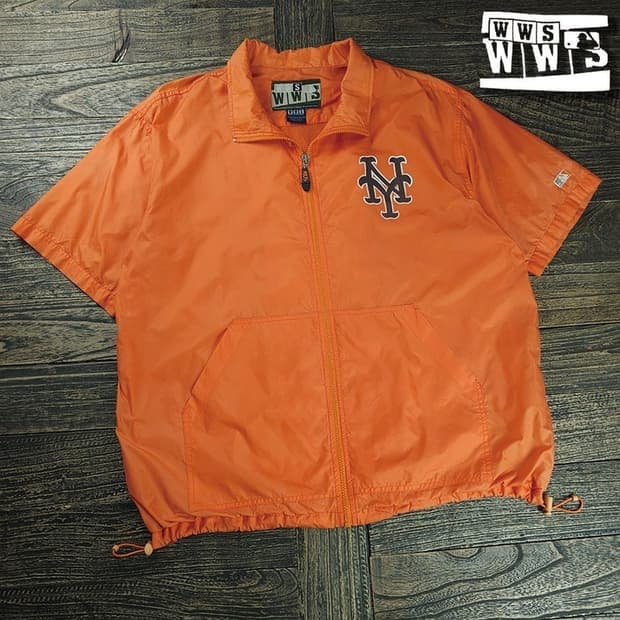 [WWS MLB] 90s 올드스쿨 빈티지 뉴욕 반팔 바람막이 M22013