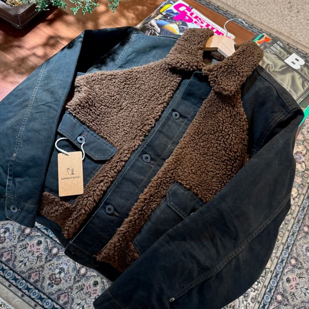 RRL 캔버스 그리즐리 자켓