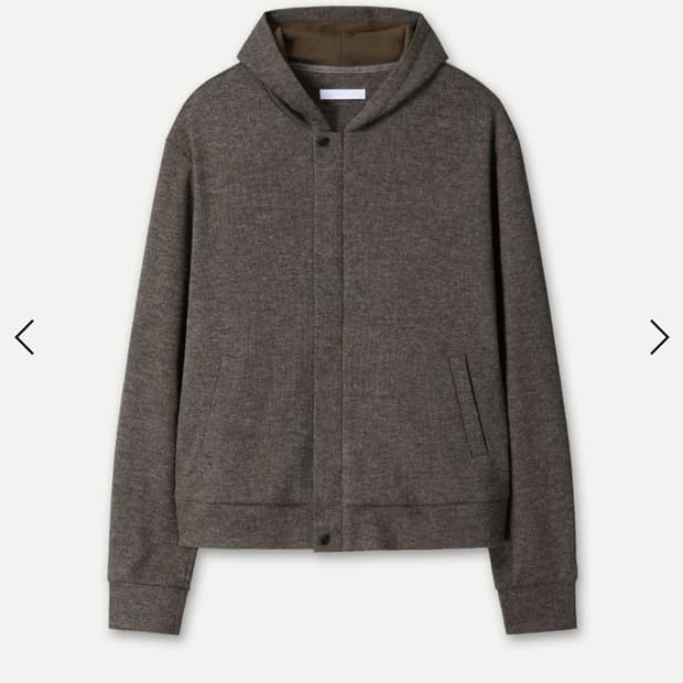 RAKE LACK Simp Hoodie Cardigan - Mocha M