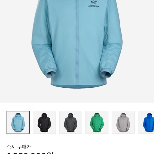 아크테릭스 아톰 LT 후디 솔레스