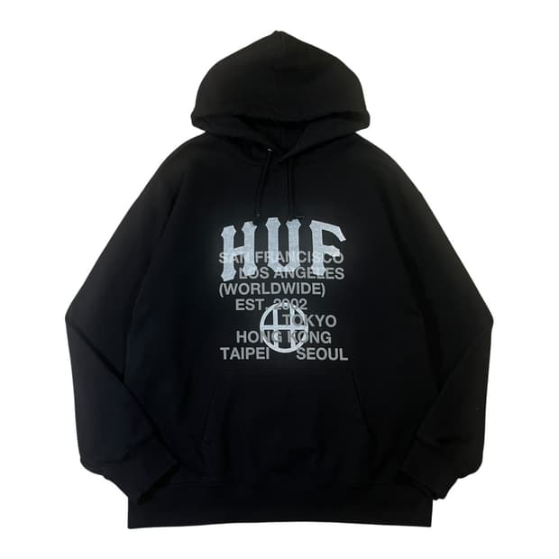 허프 빅로고 후드티