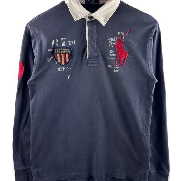 폴로랄프로렌 빅포니 패치 럭비셔츠2684