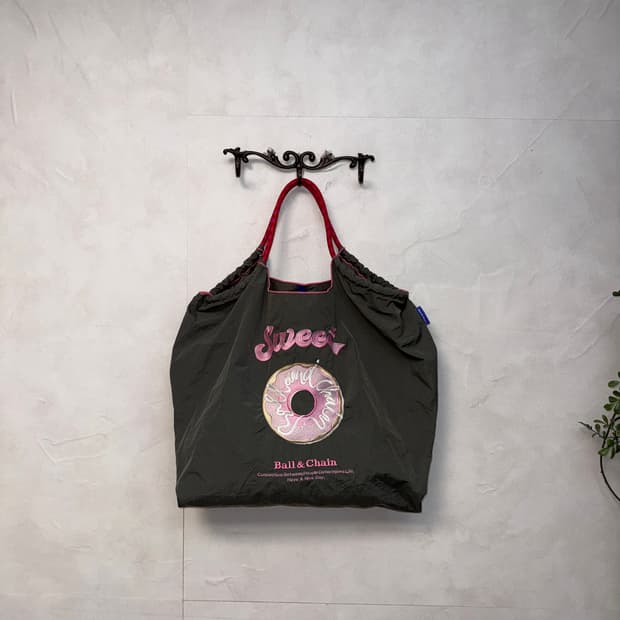 Ball & Chain SWEET tote bag gray