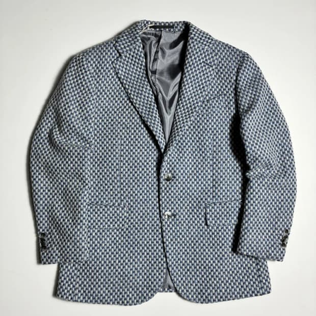 Johnstons Of Elgin 캐시미어 트위드 블레이저 R3359