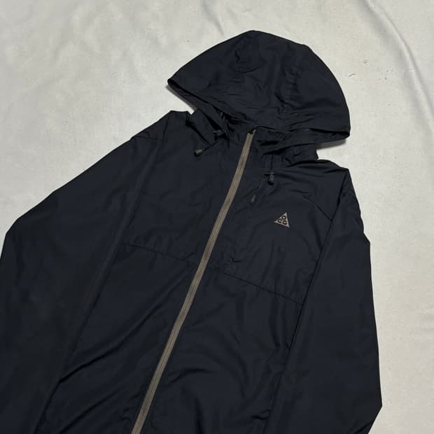 S 나이키 acg 블랙 후드 바람막이 