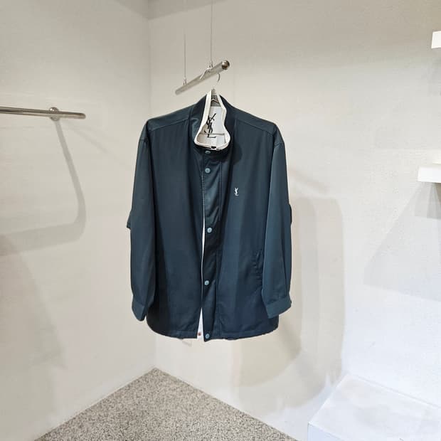 입생로랑 블루종 자켓