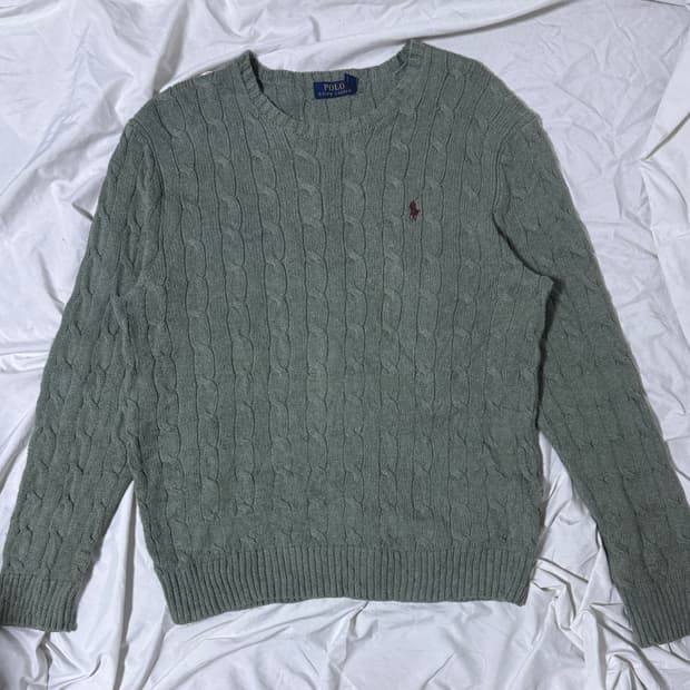 폴로랄프로렌 케이블 코튼 니트