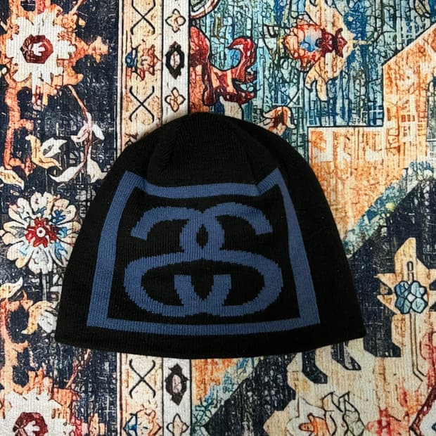 Stussy SS 링크 스컬캡 