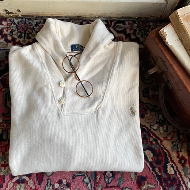 폴로 랄프로렌 숄카라 스웻