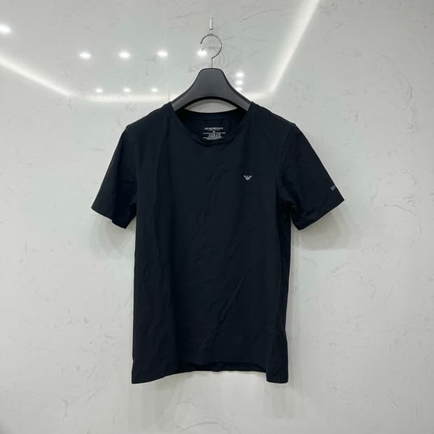 아르마니 언더웨어 남성 반팔 티셔츠 블랙 2XL 110