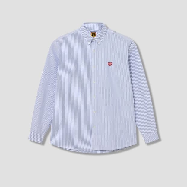 휴먼메이드 옥스퍼드 스트라이프 셔츠 XXL 사이즈