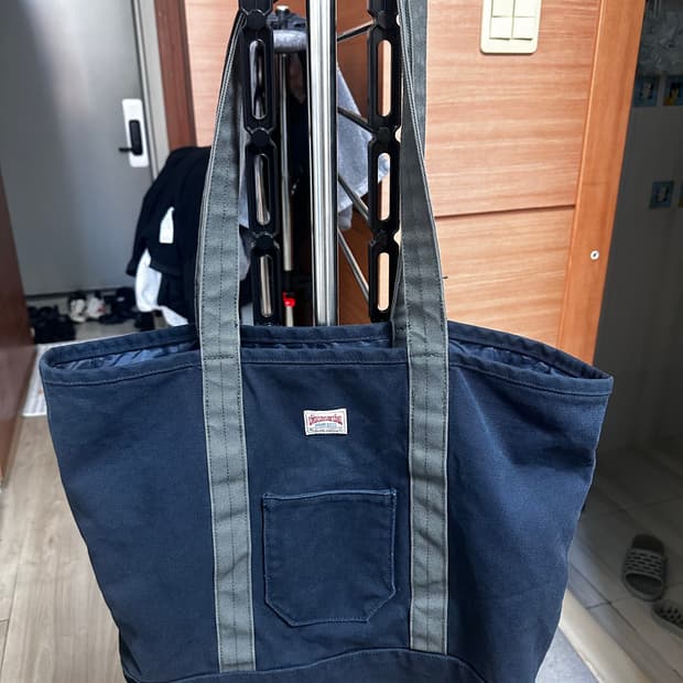 디스이즈네버댓 25FW 캔버스 토트백 네이비