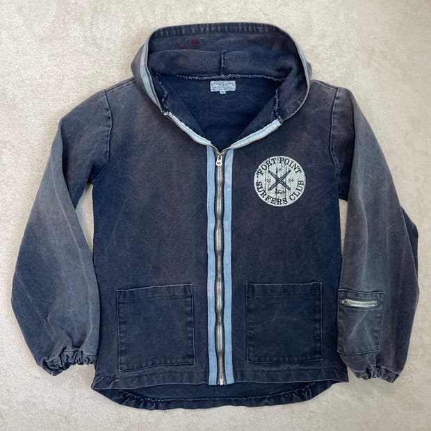 RIDING HIGH SUN FADED ZIP HOOD JACKET S
