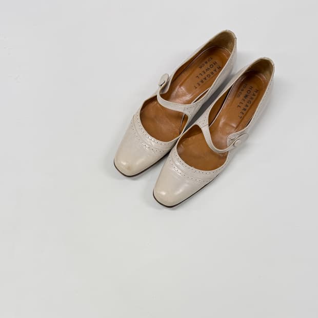 Margaret Howell strap brogue flat