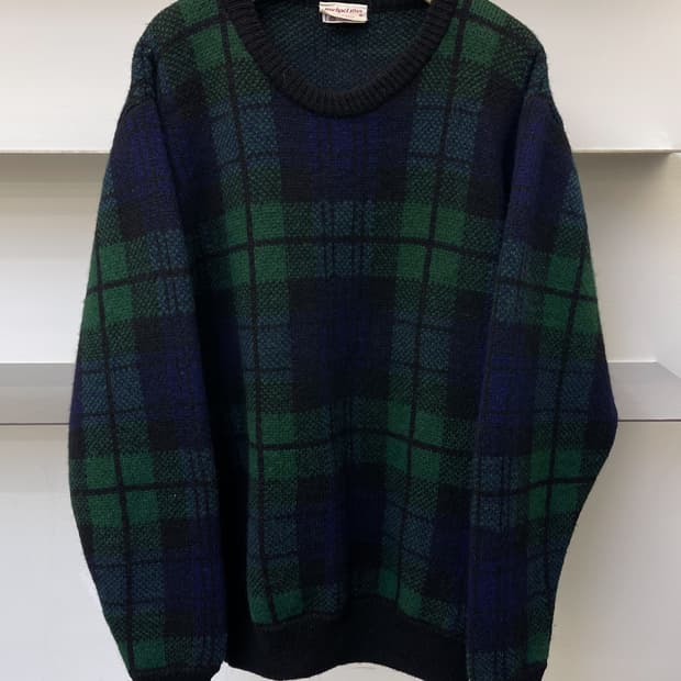 마이클로스 잉글랜드 블랙와치 울 니트