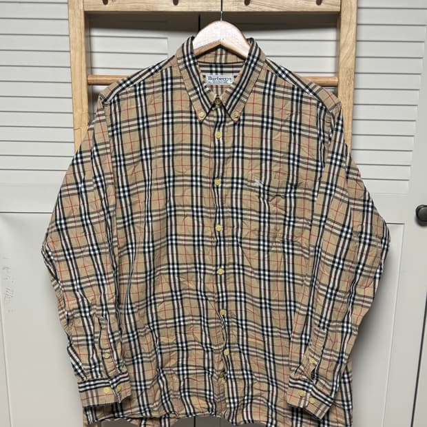 XL 버버리 런던 체크 셔츠