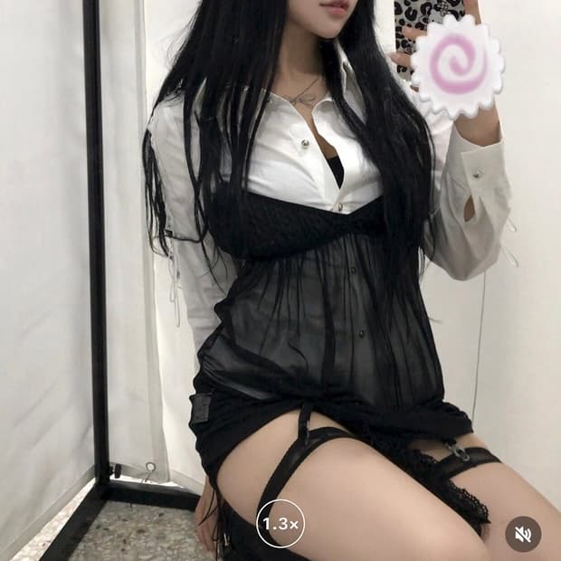 루즈슬립오버 오알진 Bite love, 코르셋 실버팁 셋업