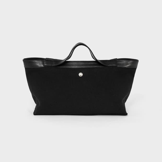 킨더살몬 posell canvas tote bag black(s)