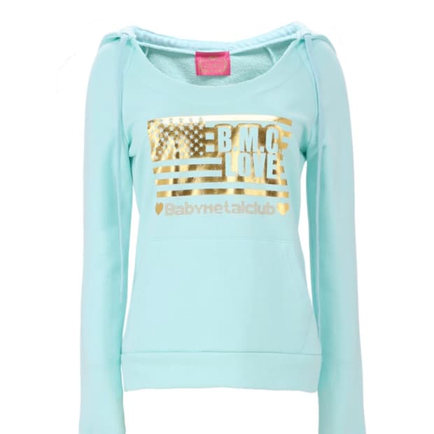 베이비메탈클럽 BMC LOVE hoodie 민트후드
