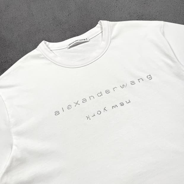 alexander wang 알렉산더왕 큐빅 반팔 