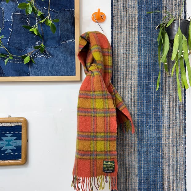 SCRIMGEOUR Lambswool Tartan muffler made