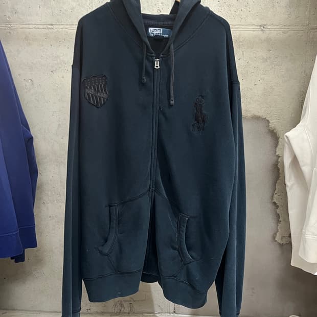 폴로 랄프로렌 빅포니 패치 후드집업