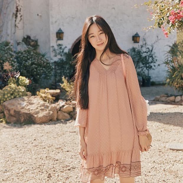 써스데이아일랜드 Thursday Island 미디쉬폰원피스