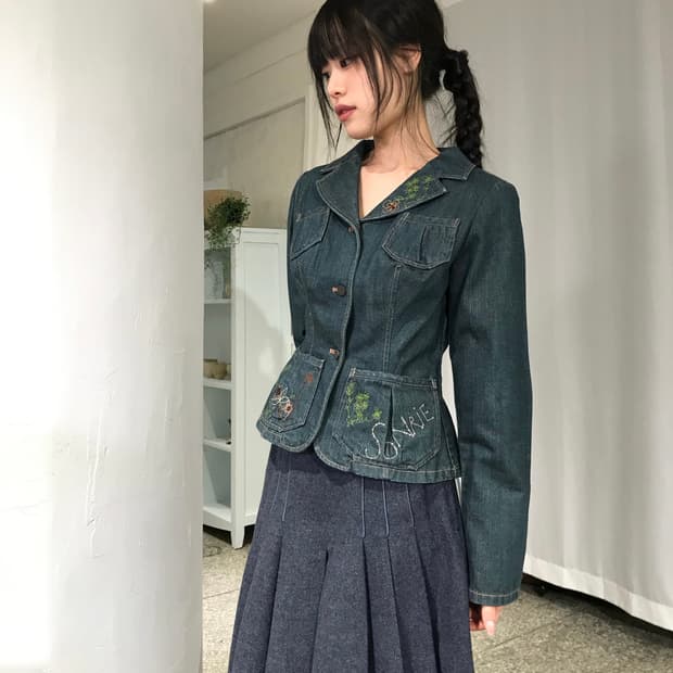 Jocomomola 데님 자켓